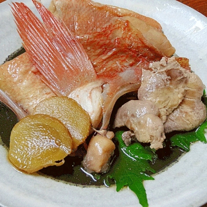 高級魚は昆布だしで☆　「メヌキの煮付」